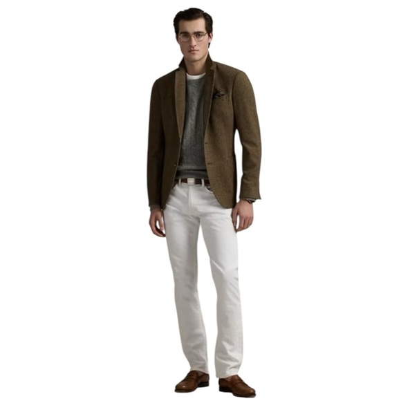 Polo Ralph Lauren The Varick Slim Straight White Jeans 30 X 30 - Picture 12 of 12